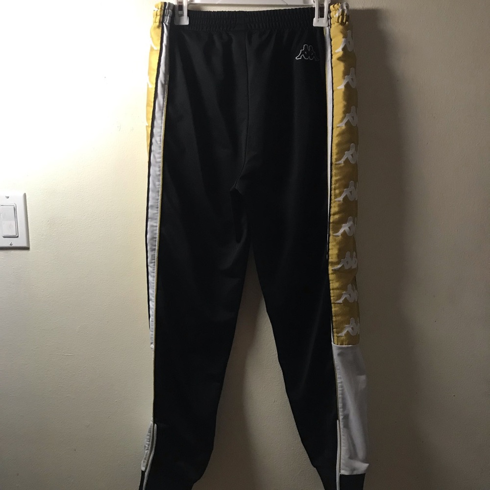 Authentic Kappa Joggers Gold & Black